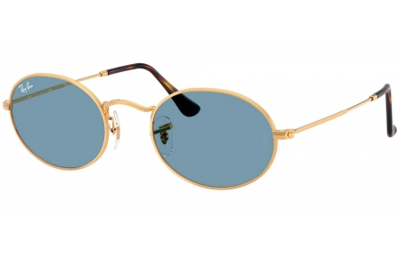 Gafas de Sol - Ray-Ban - RB3547 OVAL - 001/56  GOLD // BLUE