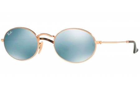 Gafas de Sol - Ray-Ban - RB3547N OVAL - 001/30 GOLD // GREY FLASH