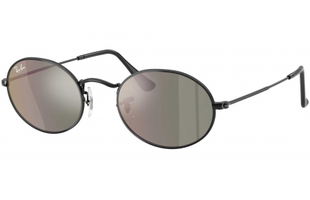 Gafas de Sol - Ray-Ban - RB3547N OVAL - 002/39 BLACK // BRONZE MIRROR