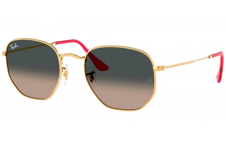 Gafas de Sol - Ray-Ban - RB3548N HEXAGONAL - 001/71 ARISTA GOLD // GREY GRADIENT