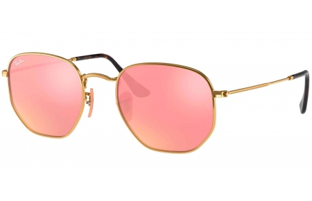 Gafas de Sol - Ray-Ban - RB3548N HEXAGONAL - 001/Z2 GOLD // COPPER FLASH