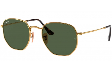 Gafas de Sol - Ray-Ban - RB3548N HEXAGONAL - 001 GOLD // GREEN