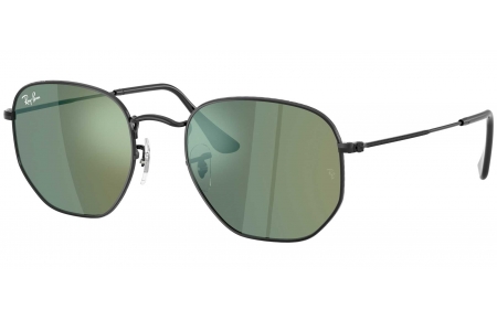 Gafas de Sol - Ray-Ban - RB3548N HEXAGONAL - 002/68 BLACK // GREEN MIRROR