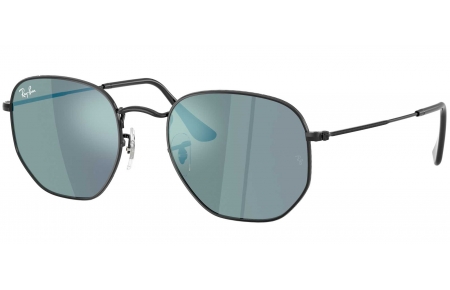 Gafas de Sol - Ray-Ban - RB3548N HEXAGONAL - 002/8O BLACK // BLUE MIRROR