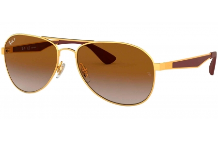 Gafas de Sol - Ray-Ban - RB3549 - 001/T5 GOLD // CLEAR GRADIENT GREEN POLARIZED