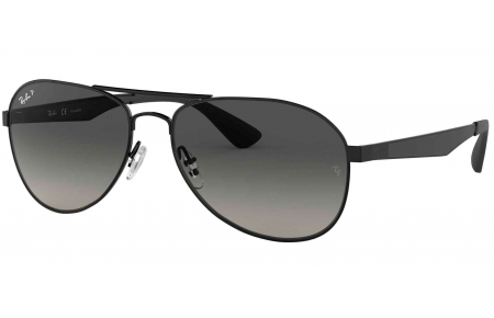 Gafas de Sol - Ray-Ban - RB3549 - 002/T3 BLACK // GREY GRADIENT DARK GREY POLARIZED