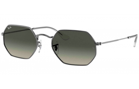 Gafas de Sol - Ray-Ban - RB3556N OCTAGONAL - 004/71 GUNMETAL // DARK GREY GRADIENT