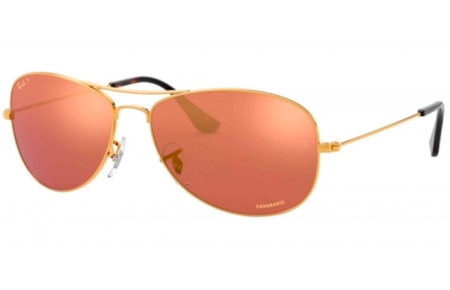 Gafas de Sol - Ray-Ban - RB3562 - 001/6B SHINY GOLD // BROWN MIRROR GOLD POLARIZED