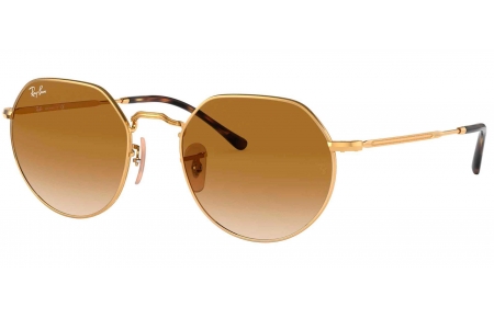 Gafas de Sol - Ray-Ban - RB3565 JACK - 001/51 ARISTA // CLEAR GRADIENT BROWN