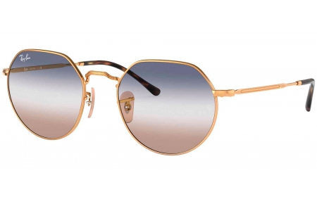Gafas de Sol - Ray-Ban - RB3565 JACK - 001/GD ARISTA // CLEAR GRADIENT BLUE