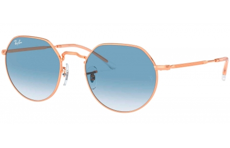 Gafas de Sol - Ray-Ban - RB3565 JACK - 92023F  ROSE GOLD // BLUE GRADIENT ANTIREFLECTION