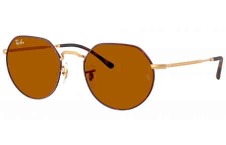 Gafas de Sol - Ray-Ban - RB3565 JACK - 927533  MATTE HAVANA ON MATTE GOLD // BROWN