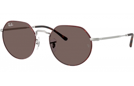 Gafas de Sol - Ray-Ban - RB3565 JACK - 9277B1  MATTE HAVANA ON MATTE SILVER // DARK GREY