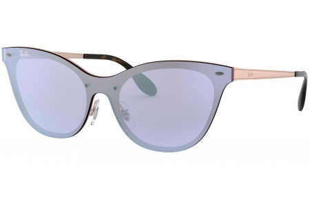 Gafas de Sol - Ray-Ban - RB3580N BLAZE CAT EYE - 90391U COOPER // DARK VIOLET MIRROR SILVER
