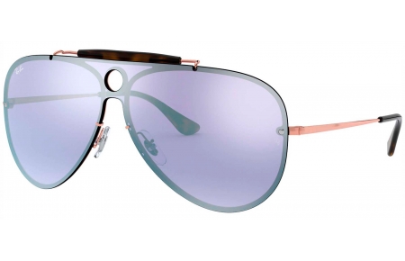 Gafas de Sol - Ray-Ban - RB3581N BLAZE SHOOTER - 90351U COPPER // DARK VIOLET MIRROR SILVER