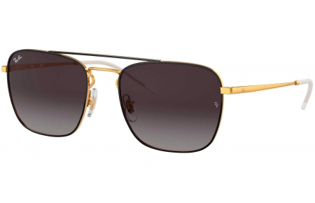 Gafas de Sol - Ray-Ban - RB3588 - 90548G GOLD ON TOP BLACK // GREY GRADIENT DARK GREY