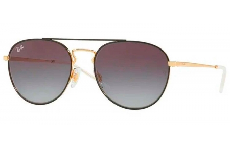 Gafas de Sol - Ray-Ban - RB3589 - 90548G GOLD TOP ON BLACK // GREY GRADIENT DARK GREY