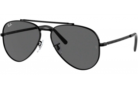 Gafas de Sol - Ray-Ban - RB3625 NEW AVIATOR - 002/B1 BLACK // DARK GREY