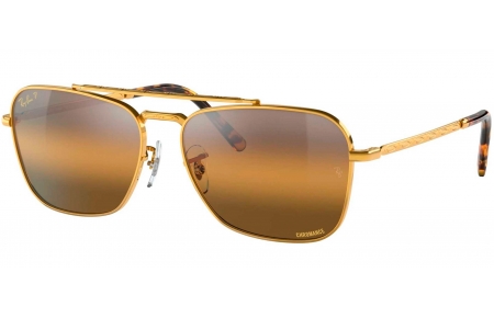 Gafas de Sol - Ray-Ban - RB3636 NEW CARAVAN - 9196G5 LEGEND GOLD // CLEAR GRADIENT DARK BROWN POLARIZED