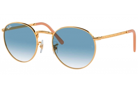 Gafas de Sol - Ray-Ban - RB3637 NEW ROUND - 001/3F GOLD // BLUE GRADIENT