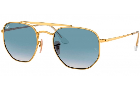 Gafas de Sol - Ray-Ban - RB3648 MARSHAL - 001/3F GOLD // CLEAR GRADIENT BLUE