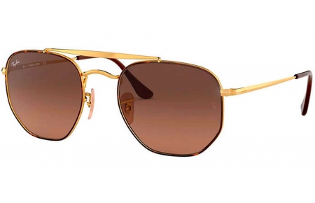 Gafas de Sol - Ray-Ban - RB3648 MARSHAL - 910443 HAVANA // BROWN GRADIENT GREY