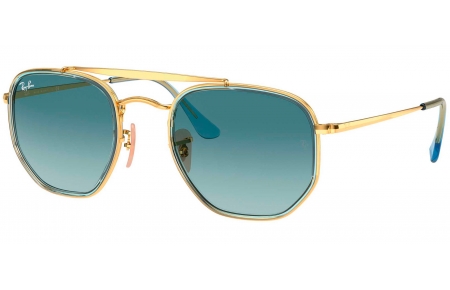 Gafas de Sol - Ray-Ban - RB3648M MARSHAL II - 91233M GOLD // BLUE GREY GRADIENT