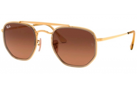 Gafas de Sol - Ray-Ban - RB3648M MARSHAL II - 912443 GOLD // BROWN GREY GRADIENT