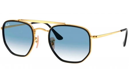 Gafas de Sol - Ray-Ban - RB3648M MARSHAL II - 91673F GOLD // CLEAR BLUE GRADIENT