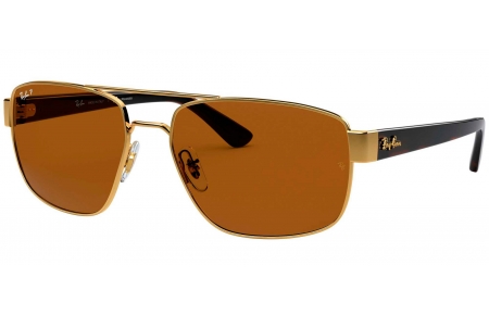 Gafas de Sol - Ray-Ban - RB3663 - 001/57 SHINY GOLD // BROWN POLARIZED