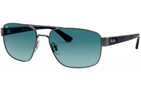 Gafas de Sol - Ray-Ban - RB3663 - 004/3M SHINY GUNMETAL // BLUE GRADIENT GREY