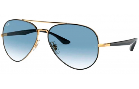 Gafas de Sol - Ray-Ban - RB3675 - 90003F BLACK ON ARISTA // CLEAR GRADIENT BLUE