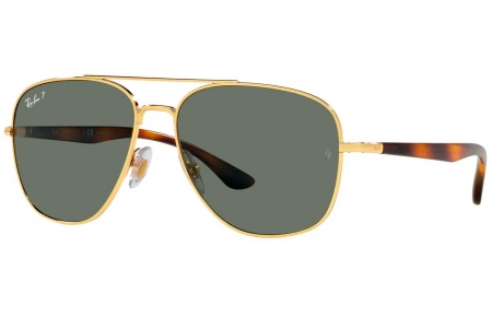 Gafas de Sol - Ray-Ban - RB3683 - 001/58 ARISTA // GREEN POLARIZED