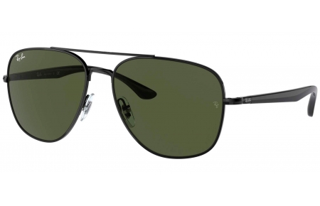 Gafas de Sol - Ray-Ban - RB3683 - 002/31 BLACK // GREEN