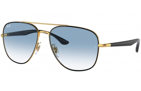 Gafas de Sol - Ray-Ban - RB3683 - 90003F BLACK ON ARISTA // CLEAR GRADIENT BLUE