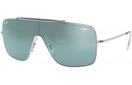 Gafas de Sol - Ray-Ban - RB3697 WINGS II - 003/Y0 SILVER // LIGHT BLUE SILVER MIRROR