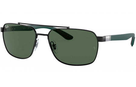 Gafas de Sol - Ray-Ban - RB3701 - 002/71 BLACK // DARK GREEN