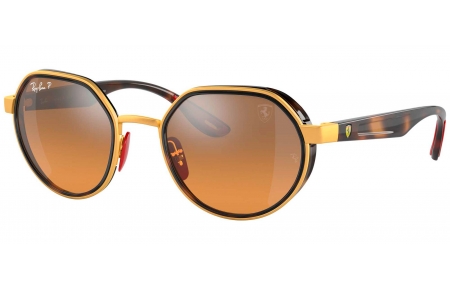 Gafas de Sol - Ray-Ban - RB3703M - F076A2 GOLD // BROWN GRADIENT GREY MIRROR POLARIZED
