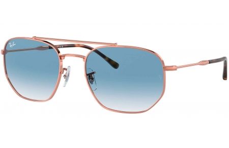 Gafas de Sol - Ray-Ban - RB3707 - 92023F  ROSE GOLD // BLUE GRADIENT