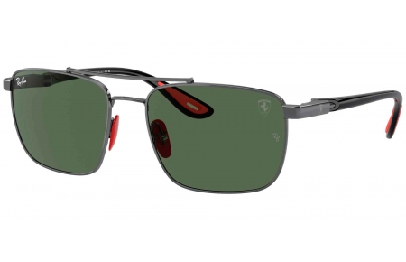 Gafas de Sol - Ray-Ban - RB3715M - F00171  GUNMETAL // DARK GREEN