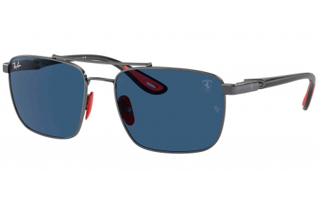 Gafas de Sol - Ray-Ban - RB3715M - F08580  GUNMETAL // DARK BLUE