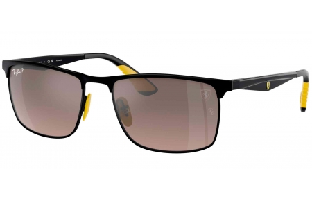Gafas de Sol - Ray-Ban - RB3726M - F0885J  MATTE BLACK ON BLACK // GREY MIRROR GREY GRADIENT POLARIZED