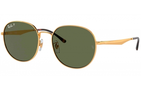 Gafas de Sol - Ray-Ban - RB3727D - 001/9A GOLD // DARK GREEN POLARIZED