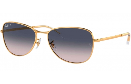 Gafas de Sol - Ray-Ban - RB3733 - 92023F  ROSE GOLD // BLUE GRADIENT ANTIREFLECTION