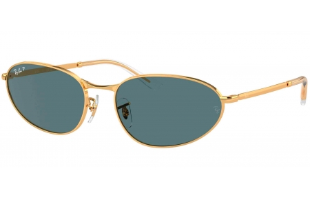 Gafas de Sol - Ray-Ban - RB3734 - 001/3R GOLD // DARK BLUE POLARIZED