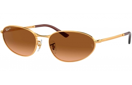 Gafas de Sol - Ray-Ban - RB3734 - 001/M2 GOLD // BROWN GRADIENT POLARIZED