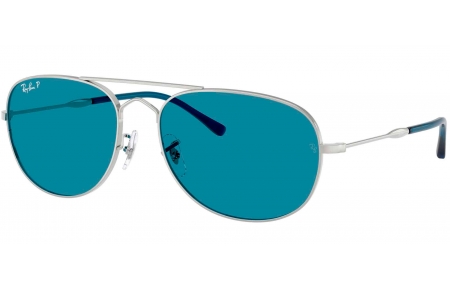 Gafas de Sol - Ray-Ban - RB3735 BAIN BRIDGE - 003/S2 SILVER // BLUE POLARIZED