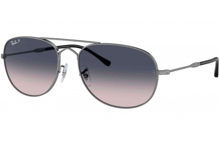 Gafas de Sol - Ray-Ban - RB3735 BAIN BRIDGE - 004/78 GUNMETAL // BLUE GRADIENT POLARIZED