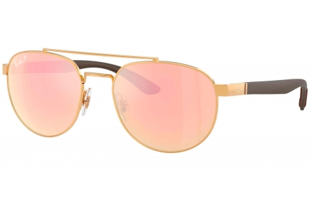 Gafas de Sol - Ray-Ban - RB3736CH - 001/I0  ARISTA GOLD // ORANGE MIRROR PINK POLARIZED
