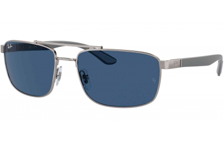Gafas de Sol - Ray-Ban - RB3737 - 004/80  GUNMETAL // DARK BLUE